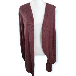 PINK ROSE MAUVE CARDIGAN SZ.S EUC